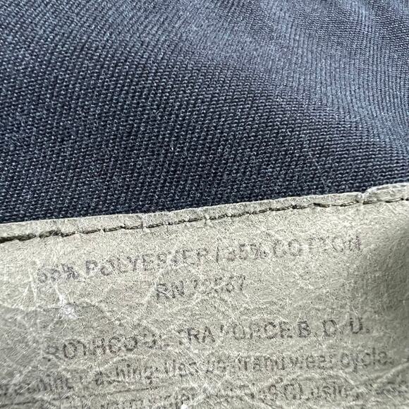 Vintage Cargo Military Pants Button Fly Men's Size Large 35-39 Black - Picture 9 of 10